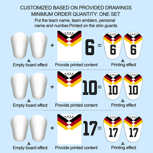 FIFA World Cup 26, Germany National,Custom Football Shin Guards,Mini Shin Pads,Football Gift