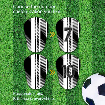 Serie A,Juventus F.C.,Custom Football Shin Guards,Mini Shin Pads,Football Gift