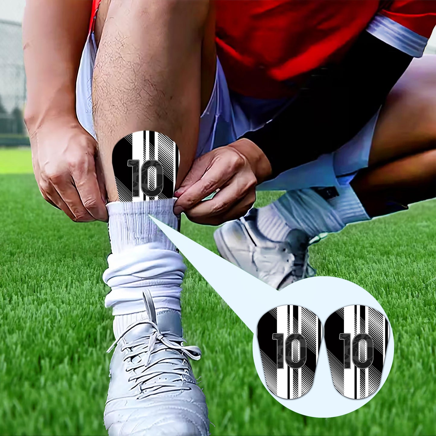 Serie A,Juventus F.C.,Custom Football Shin Guards,Mini Shin Pads,Football Gift