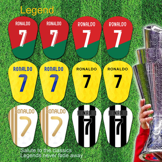 Cristiano Ronaldo,CR7,Custom Football Shin Guards,Mini Shin Pads,Football Gift