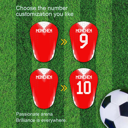 Bundesliga,FC Bayern München,Custom Football Shin Guards,Mini Shin Pads,Football Gift