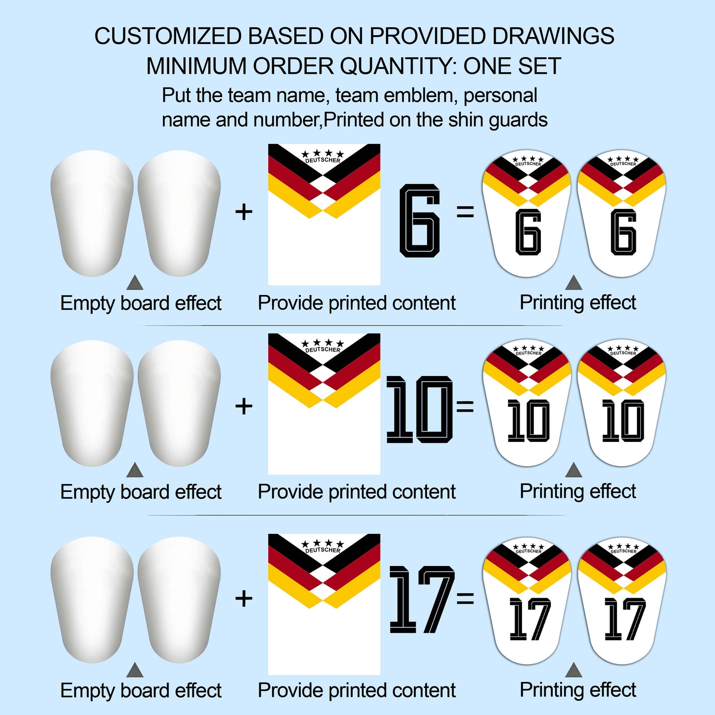 FIFA World Cup 26, Germany National,Custom Football Shin Guards,Mini Shin Pads,Football Gift