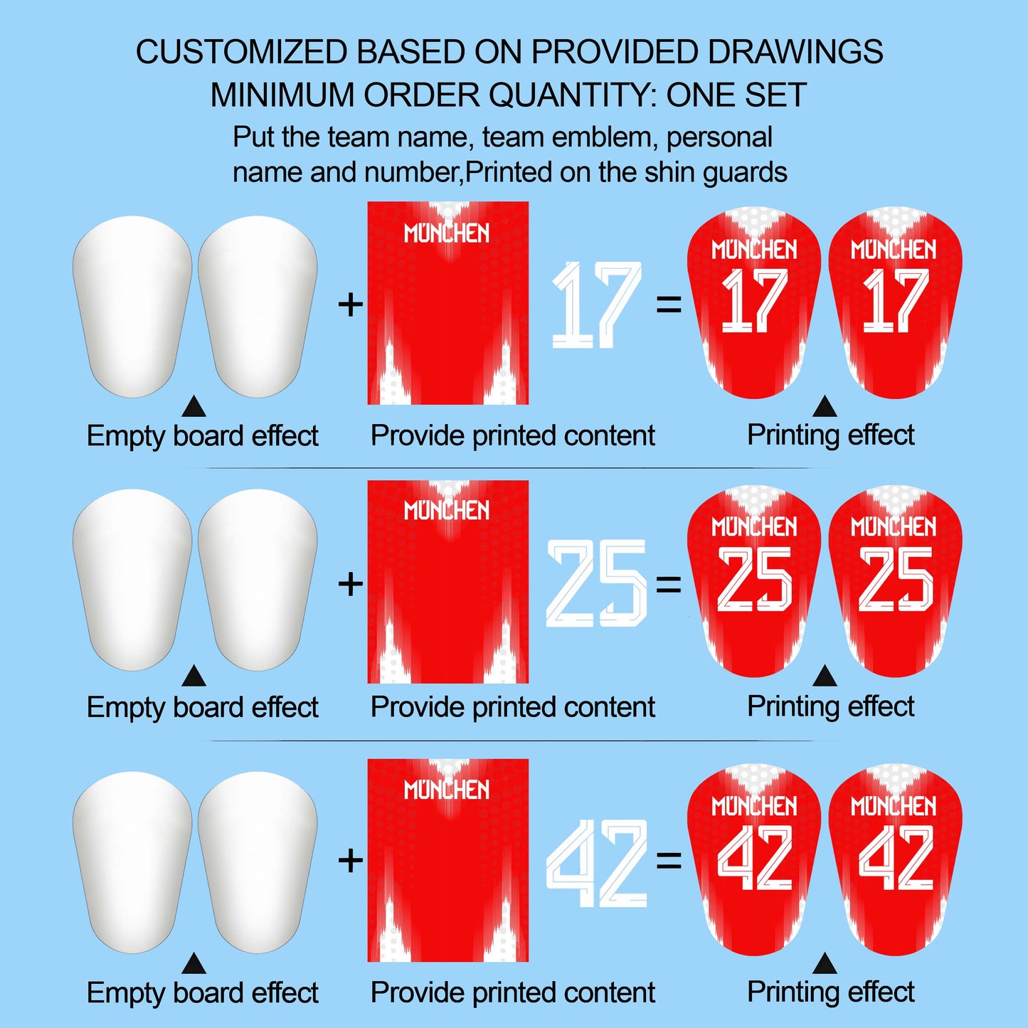 Bundesliga,FC Bayern München,Custom Football Shin Guards,Mini Shin Pads,Football Gift