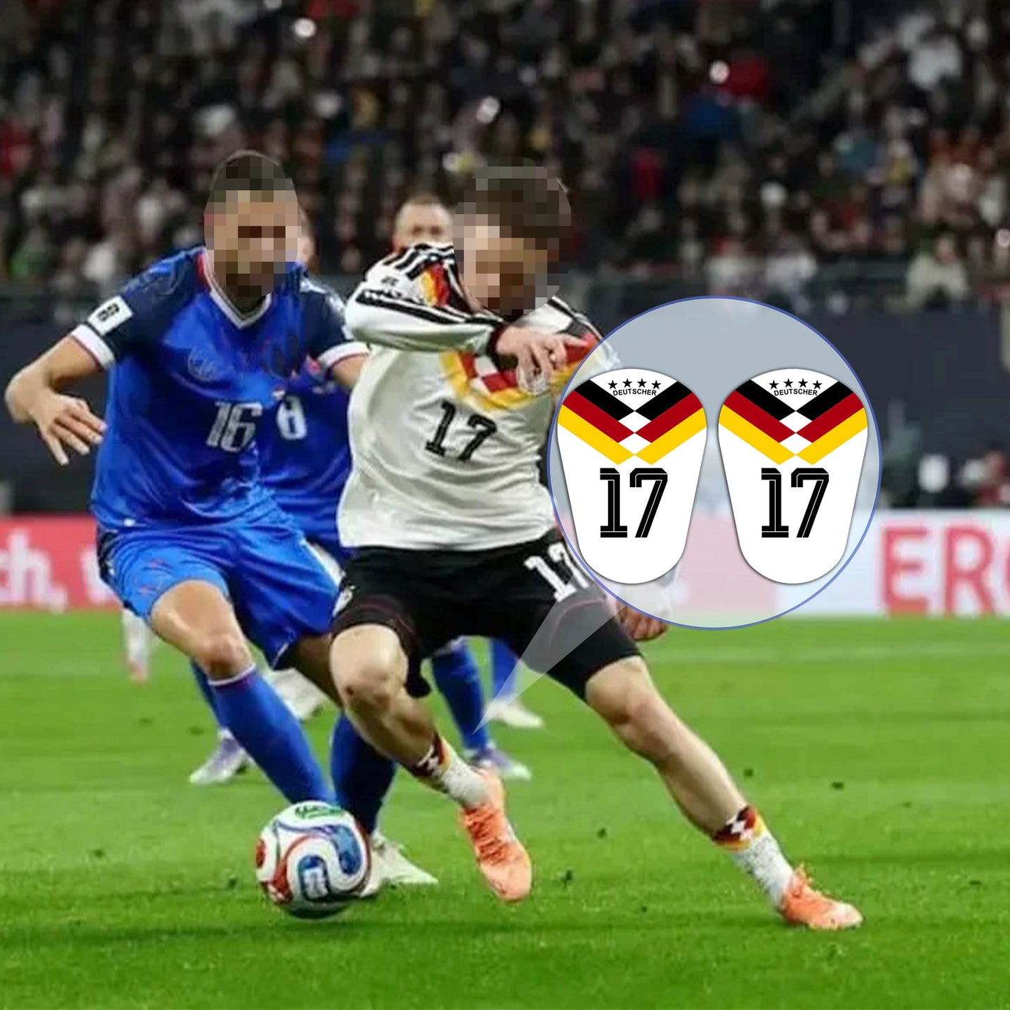 FIFA World Cup 26, Germany National,Custom Football Shin Guards,Mini Shin Pads,Football Gift