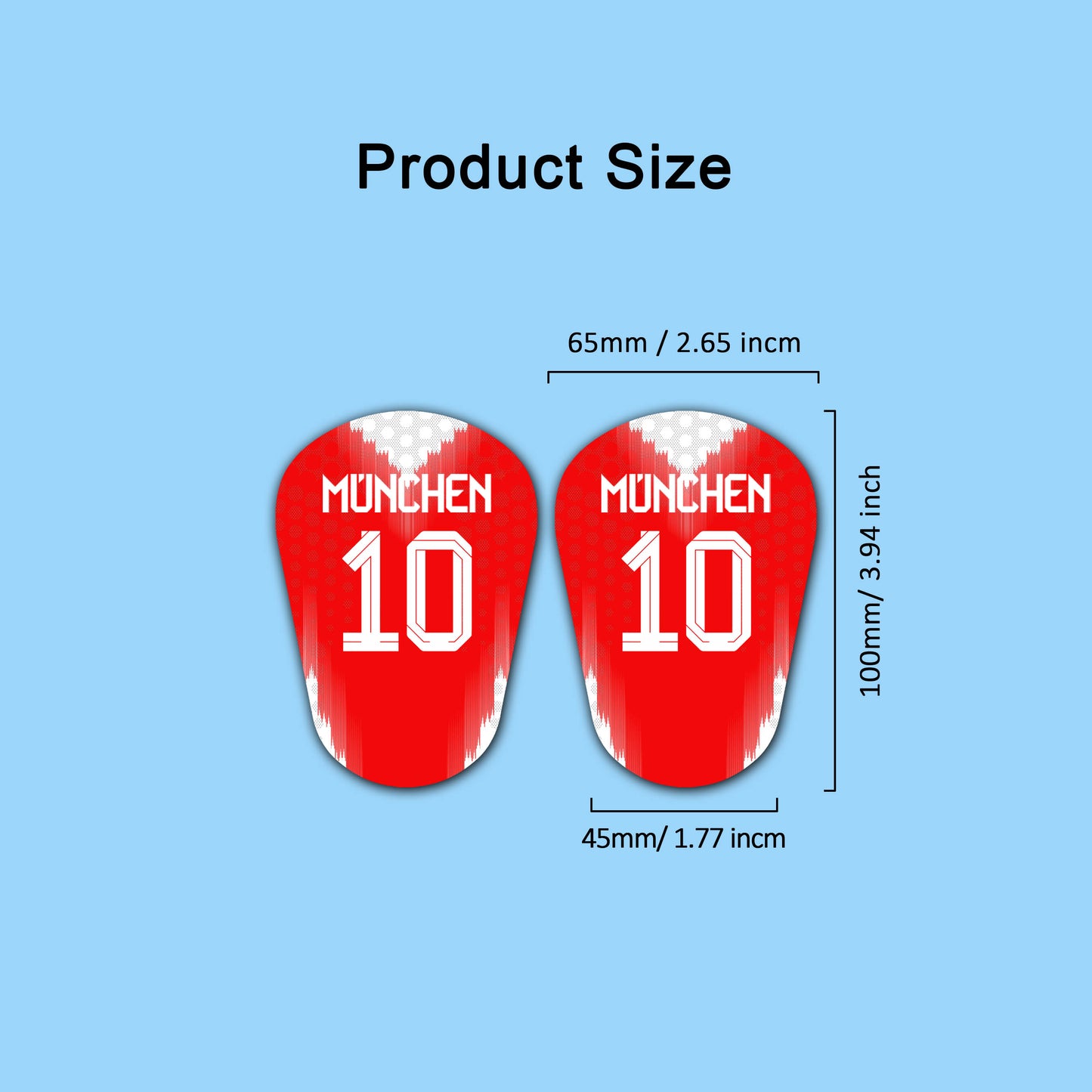 Bundesliga,FC Bayern München,Custom Football Shin Guards,Mini Shin Pads,Football Gift