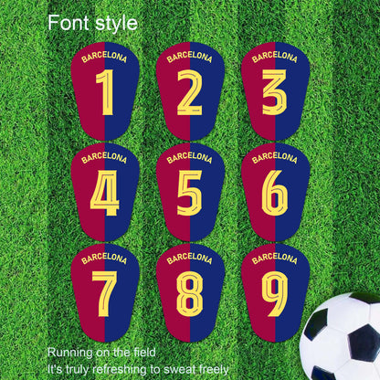 LaLiga，FC Barcelona，Barça，Custom Football Shin Guards,Mini Shin Pads,Football Gift