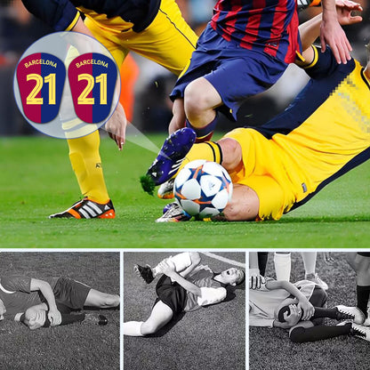 LaLiga，FC Barcelona，Barça，Custom Football Shin Guards,Mini Shin Pads,Football Gift